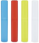 4 Pack Portable Travel Toothbrush Case