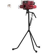 Furlihong 737BH Dual-Wheel Baseball Pitching Machine, Up to 95 MPH, Side-to-Side &amp; Up/Down Angle ...