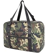 Small Duffle Bag for Men Women, Mini Gym Bag Foldable Travel Tote Carry On Luggage with Trolley S...