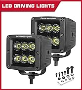 LED Cubes, OFFROADTOWN 3'' 120W CREE LED Pods Driving Lights LED Cubes LED Ditch Lights Off Road ...