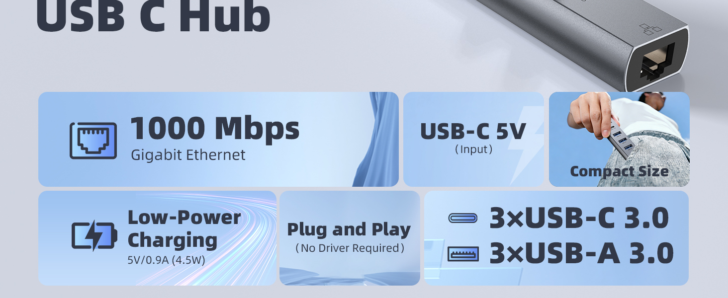 8-Port USB Hub