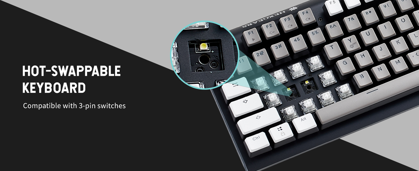 Hot-swappable Keyboard