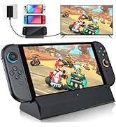 BOXPSII for Nintendo Switch 2 Dock Station, TV Docking Station with 4K@144Hz HDMI Output/Type C P...