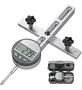 HDLNKAK Table Saw Digital Dial Indicator Gauge, for Aligning and Calibrating Work Shop Machinery ...