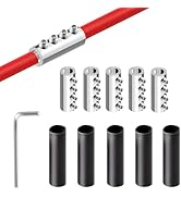 GRZWAYS 5pcs 7 AWG Gauge Wire Connector Nut Kit, 80A Splicing Quick Wiring Connection Terminal, C...