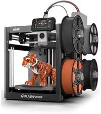 FLASHFORGE Creator 5 Pro 4-Toolhead 3D Printer, Industrial Multi-Material & Color Printing, 65°C Act...