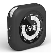 PERSUPER Visual Timer for Kids, 10 Hours Countdown/Up, with Rechargeable, 3 Brightness Display, 3...