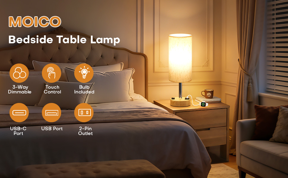 bedside lamp