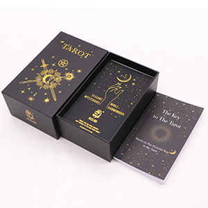 Exquisite gold foil gift box.