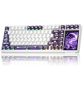 Aula L99 Wireless Mechanical Keyboard with Smart Touch Screen,Tri-Mode Hot Swappable Custom Gamin...
