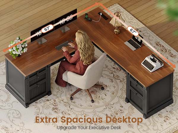 l shaped desk