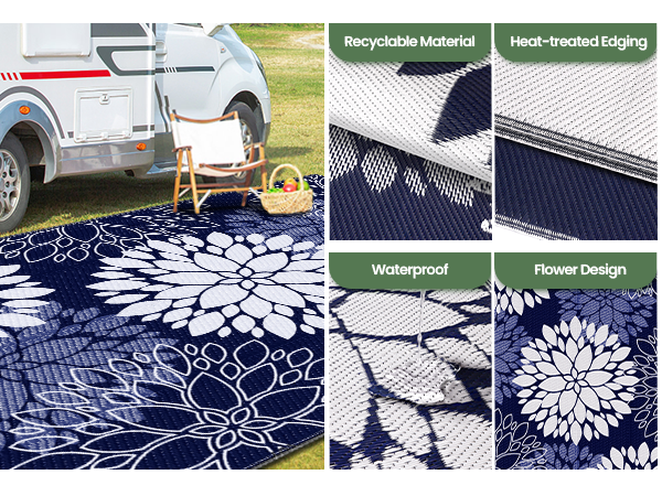 Plastic Straw Camping Rugs