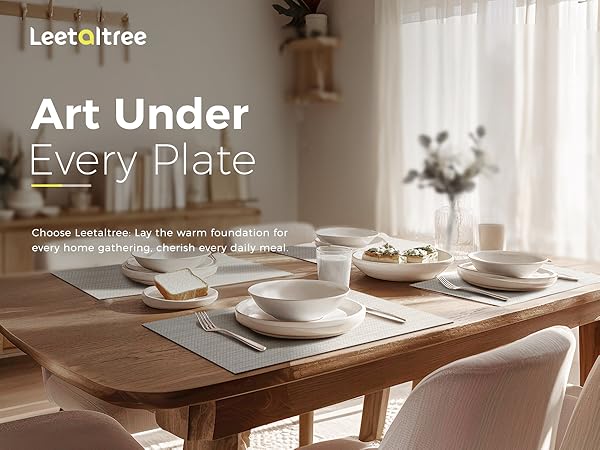 Leetaltree Quality Placemats--Not Only A Placemat, But Also A Symbol of Taste.