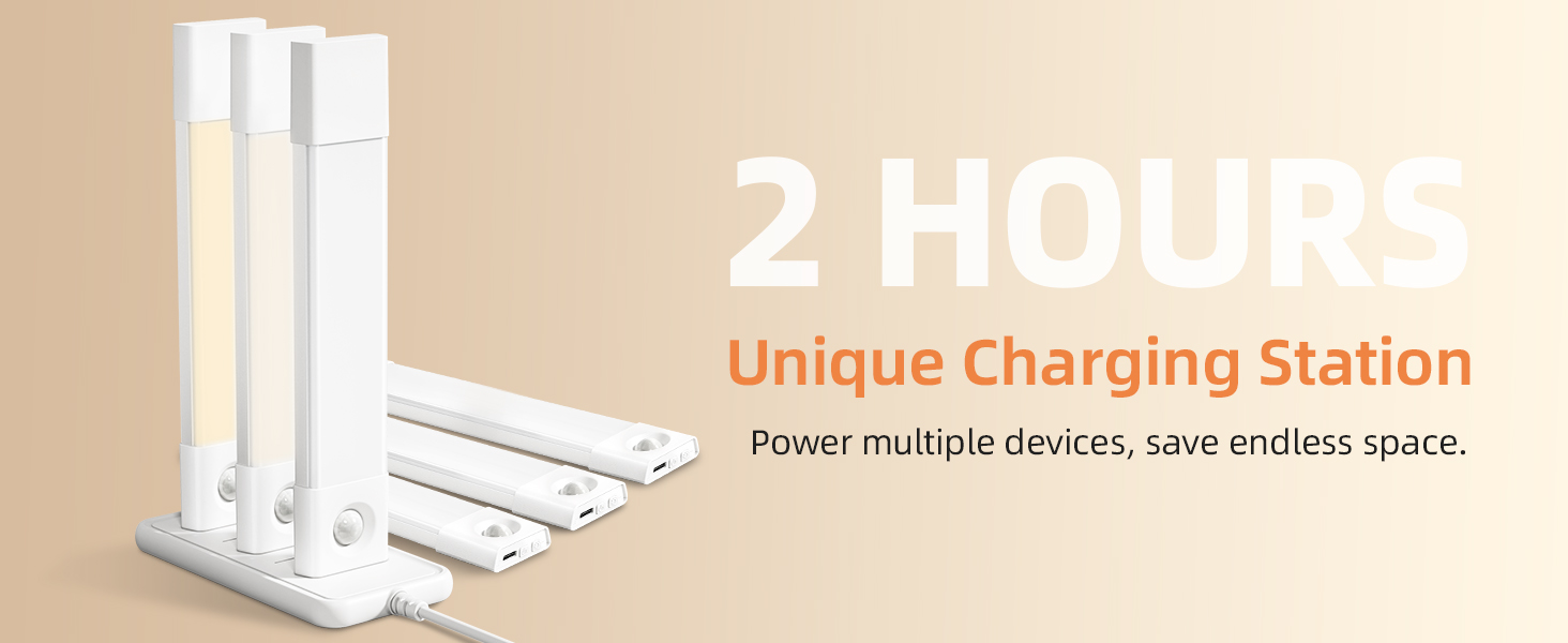 Rechargeable under cabinet lighting