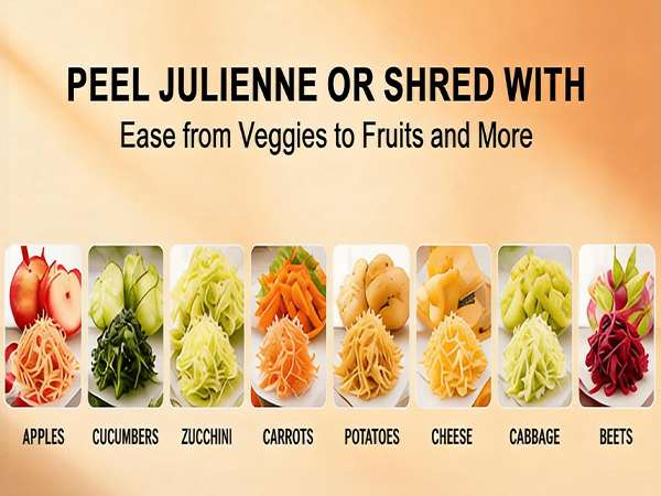 Multi Functional Vegetable Peeler Julienne
