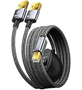 biaze Printer Cable Splitter 2 in 1 Out, USB 2.0 Sharing Switch for Two Computers to One USB Devi...