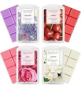 SCENTORINI Wax Melts - Melts Cubes for Wax Warmers, Christmas Decor, Rose, Lavender, Jasmine, Che...