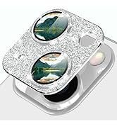 YWXTW Designed for iPhone 14/iPhone 14 Plus Camera Lens Protector, [4TH Gen Full Bling] Glitter S...