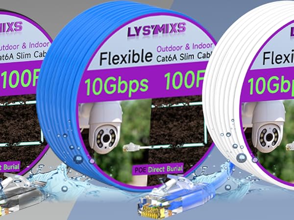 cat6 ethernet cable outdoor 200ft