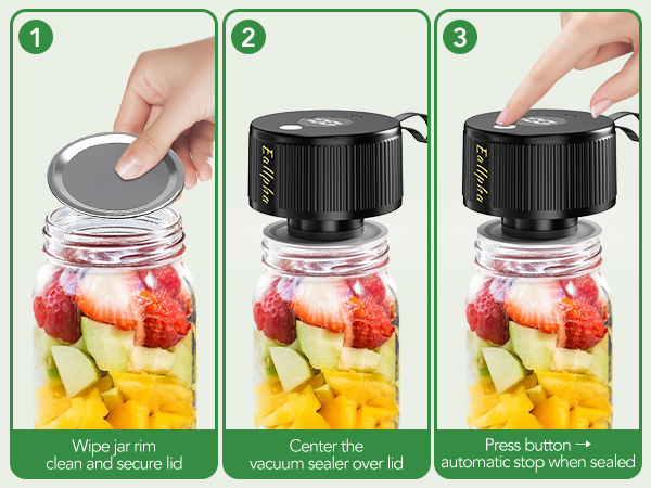 mason jars vacuum sealer kit