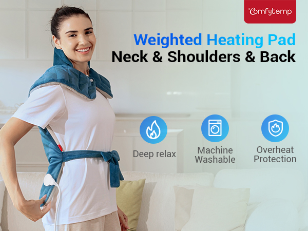Heating pad for neck and shoulder and back
