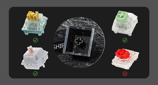 EPOMAKER SmokFiber Keycaps Set
