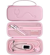 Hard Stethoscope Case for 3M Littmann Classic III, Lightweight II S.E, MDF Acoustica Stethoscope,...
