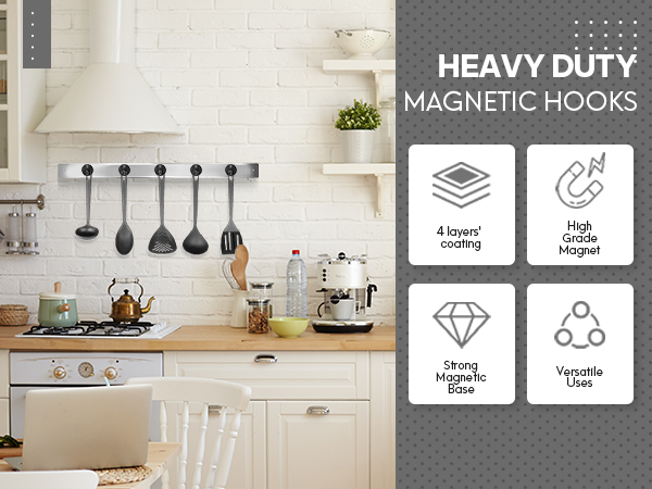 Neosmuk black magnetic hooks