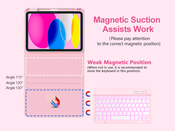 ipad a16 case with keyboard iPad 10th generation case with keyboard ipad 11th generation case keyboa