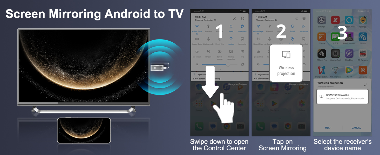 1080P Wireless HDMI Display Adapter