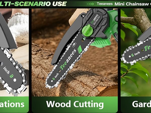 6-inch mini electric chainsaw