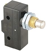 ViaGasaFamido Panel Mount Plunger Micro Switches Micro Limit Switch Normally Open Close 3 Screw T...