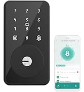 IBLOG 4-in-1 Smart Lock Keyless Entry Door Lock – 6-Digit Keypad, Bluetooth &amp; App Control, Auto-L...