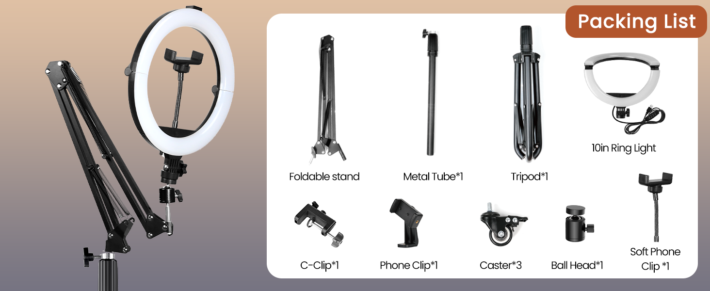 ring light with stand