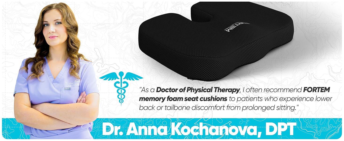 recommended seat cushion by a professional PT