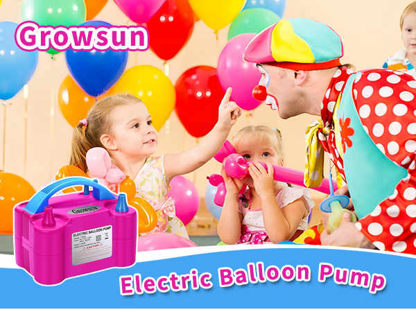 Balloon Pump Kit Electric Balloon Garland Arch Kit Air Blower Inflator Party Decoration Tape Strip