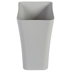small garbage bin with narrow profile