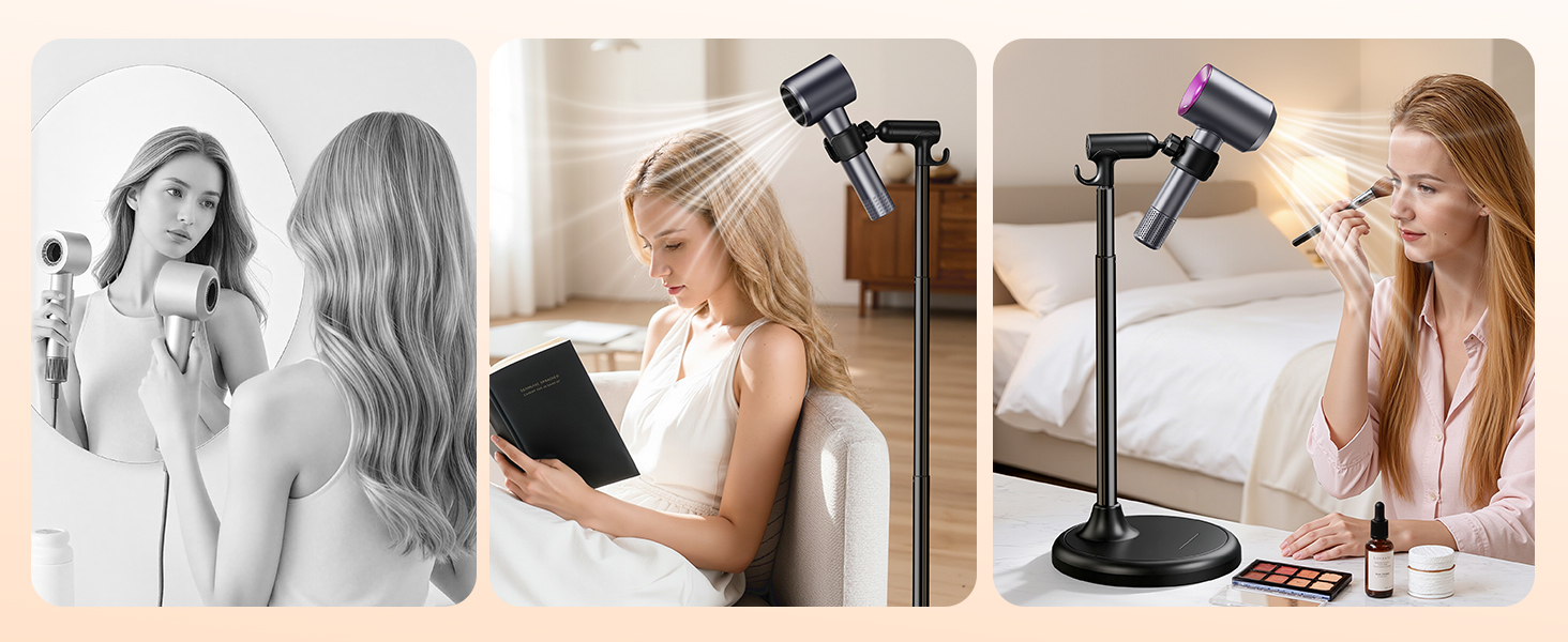 Hands Free Hair Dryer Holder