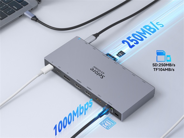 Dual HDMI Docking Station 3 Monitor