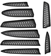 8 Pieces Universal Knife Guards Set,Plastic Kitchen Knife Sheath Blade Safety Knife Covers Blade ...