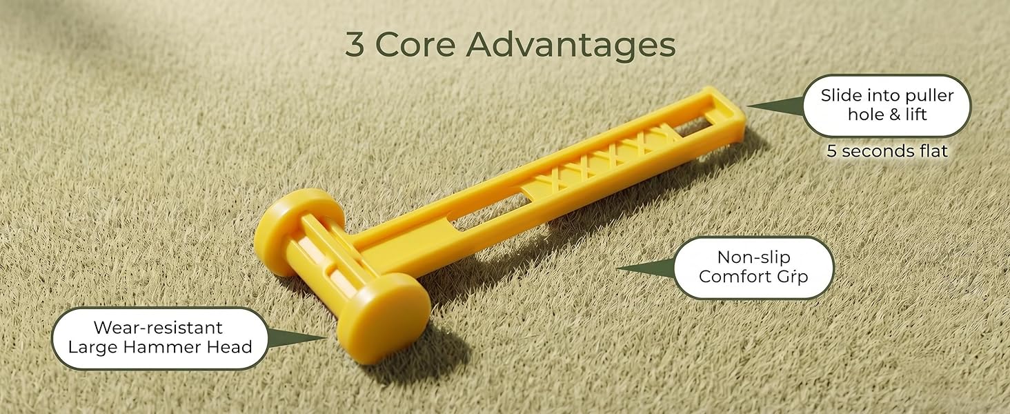 Oversized concave face=40% fewer swings. Even on rocky soil. Save your wrist, set camp faster.