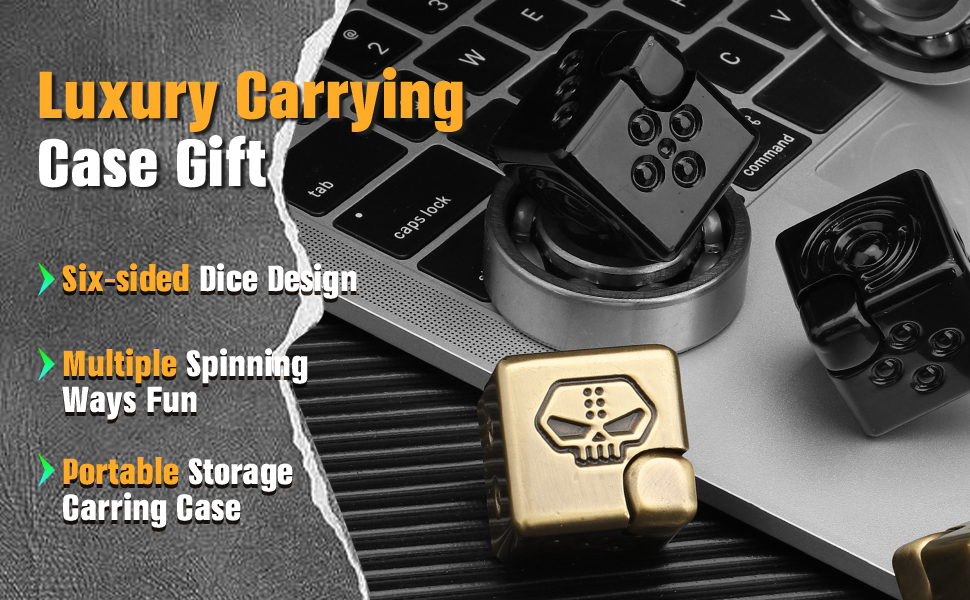 Fidget Spinner for Kids Adults, Metal Infinity Cube, Transformable Anti-Anxiety Focusing Cube