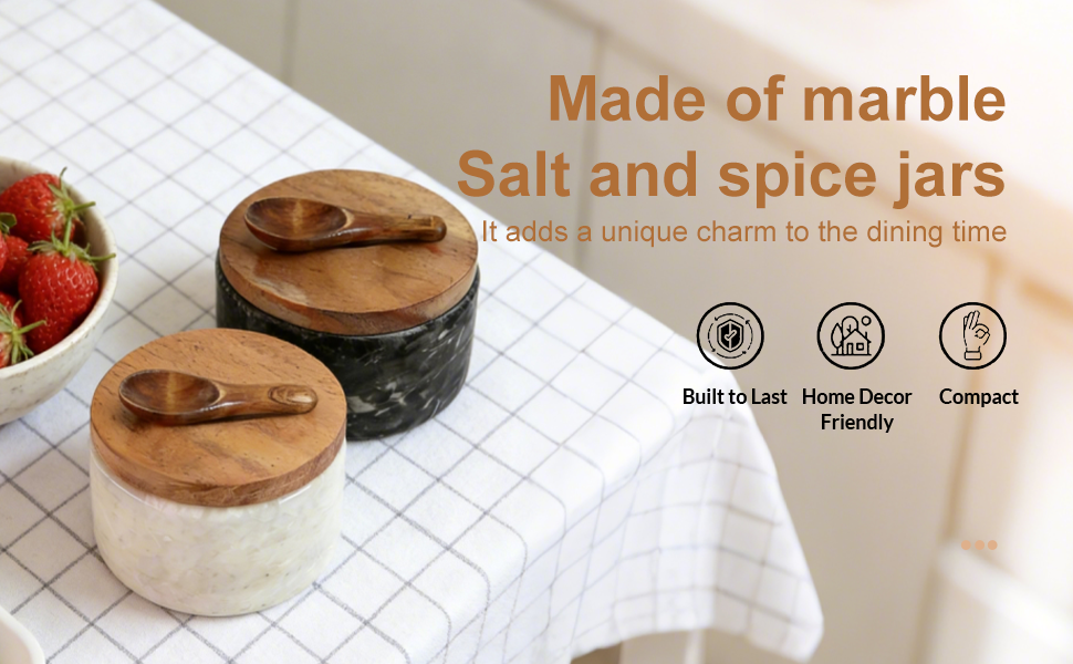 Made of Marble ,It adds a unique charm to the dining time
