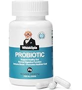 Probiotics for Dogs, Dog Probiotics with Digestive Enzymes with and Prebiotics for Support Gut &amp; ...