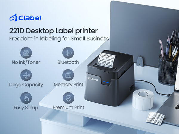 bluetooth label printer for office