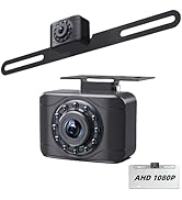X1Z AHD 1080P Backup Camera License Plate Rear View Camera for Car, IP69 Waterproof Cámaras de Re...
