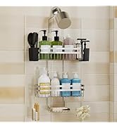 STAHLHEART Shower Caddy Hanging for Bathroom Organizers and Storage, Adjustable Anti-Swing Shower...