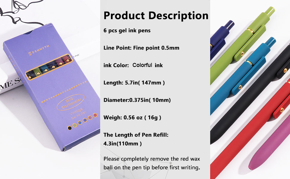 gel pens