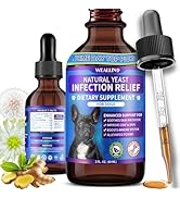 Natural Yeast Infection Treatment for Dogs | Probiotic-Powered Drops with 8-Herbal Blend | Suppor...
