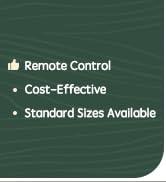 Yoolax Motorized Blinds with Remote, Blackout Smart Blinds for Windows Work with Alexa Google via...